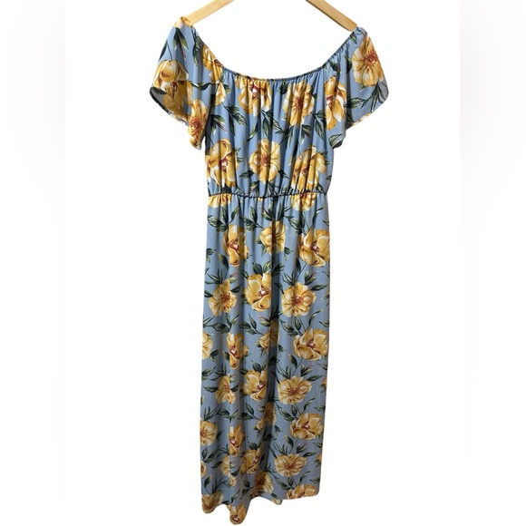 Peach Love Womens Floral Dress Size Medium - Picture 6 of 11